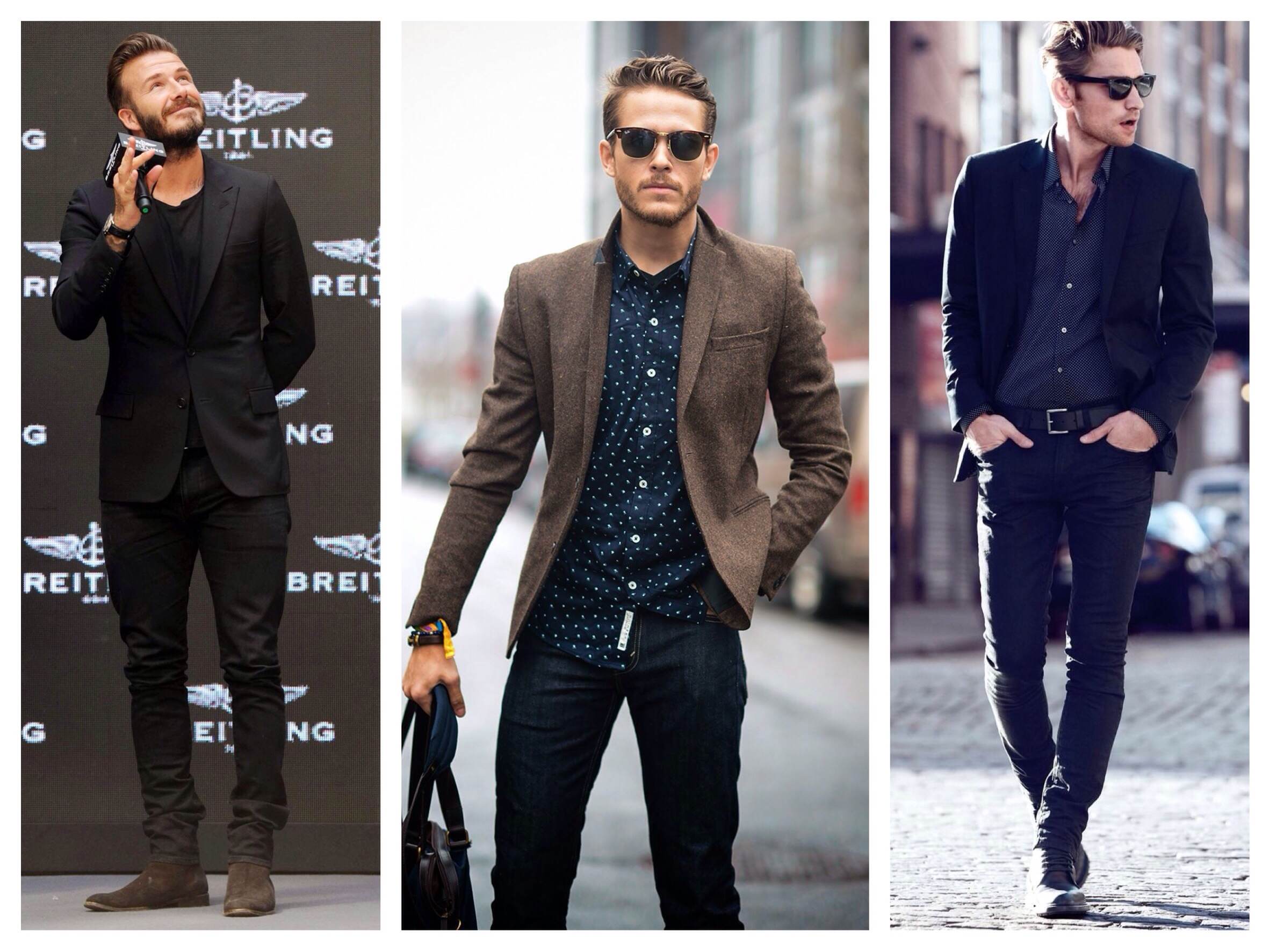 Какие модели пиджаков сочетаются с джинсами, советы стилистов