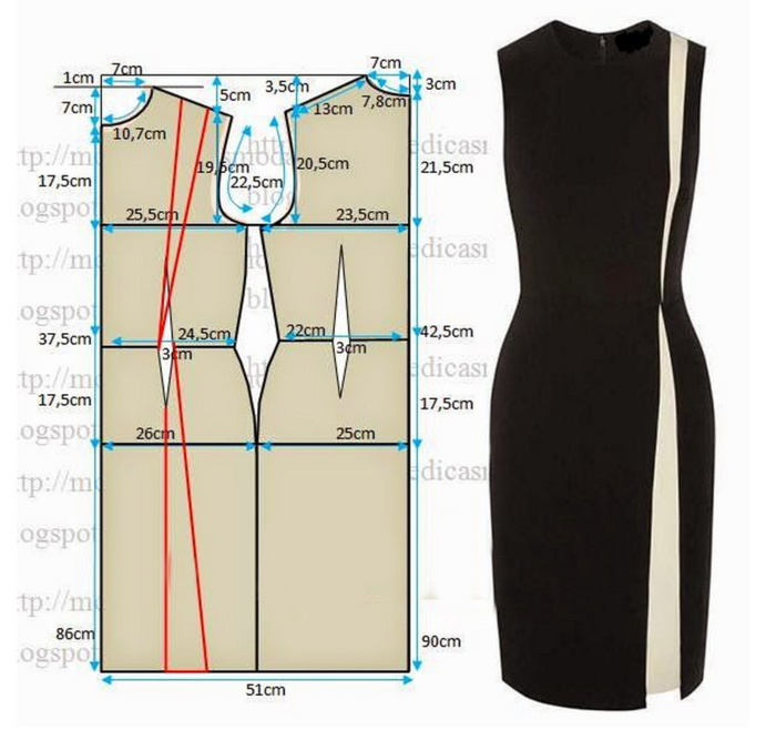 Модные платья сшить. Выкройка платья. Кройка платья. Лекало платья. Готовые лекала для платья.