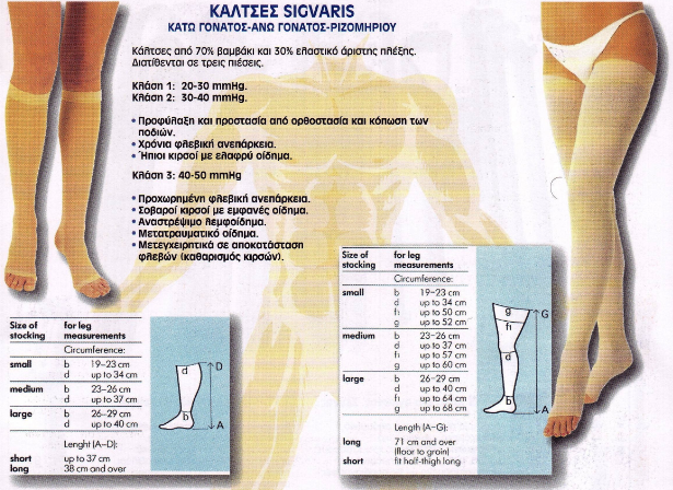 Разница между чулками и компрессионными. Сигварис компрессионный трикотаж Госпитальный Размерная сетка. Компрессионные чулки 1 степени компрессии для операции.