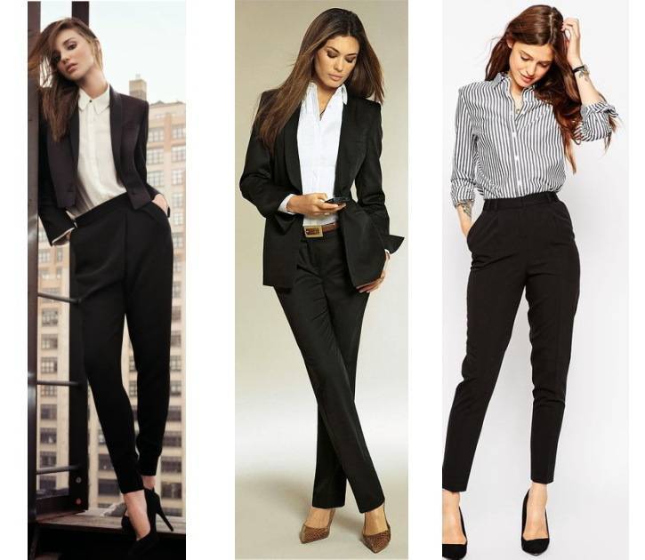 Модные фасоны и модели черных брюк, с чем их лучше носить