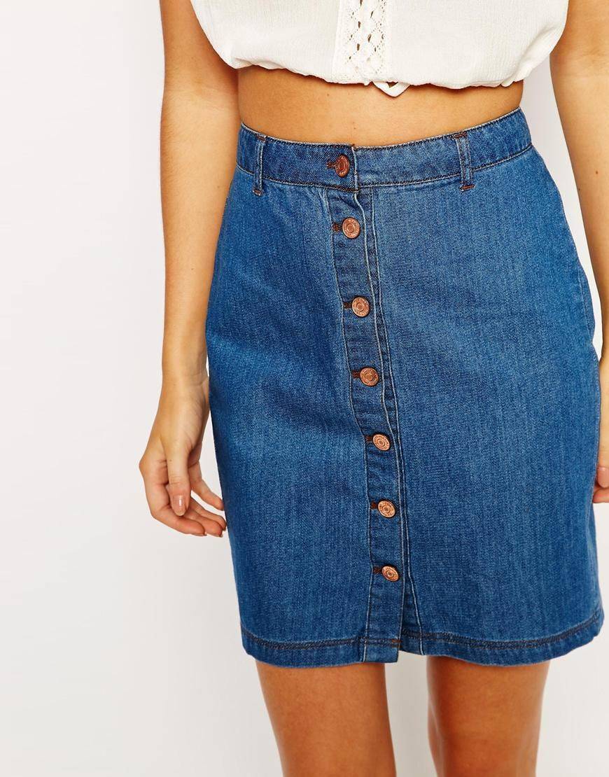 Купить джинсовую юбку в интернет магазине