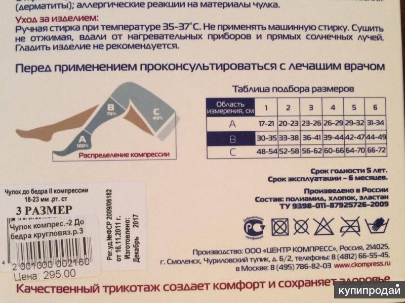 Правильные чулки от варикоза: как выбрать, сколько носить