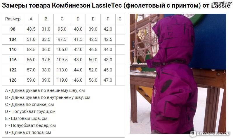 Комбинезоны лесси как выбрать размер