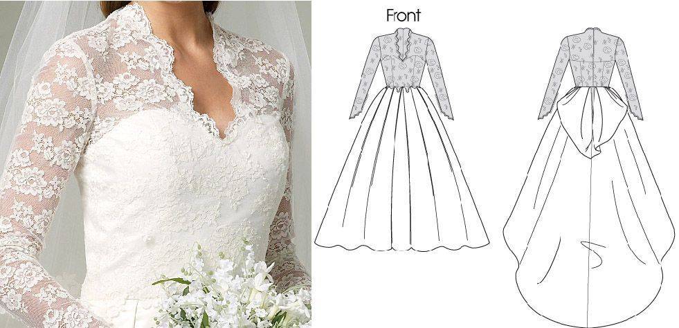 Свадебное платье шила