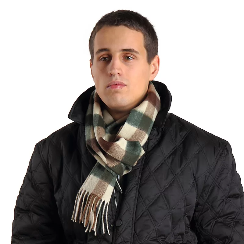 Как правильно носить шарф с курткой