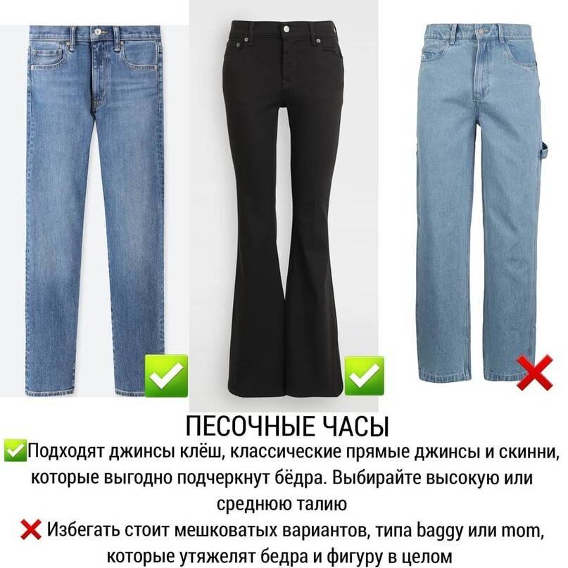Подобрать правильные брюки